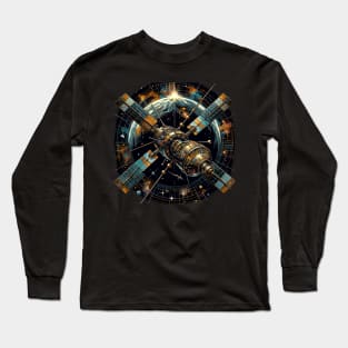 Orbital Pioneers: Sputnik's Futuristic Heirs Long Sleeve T-Shirt